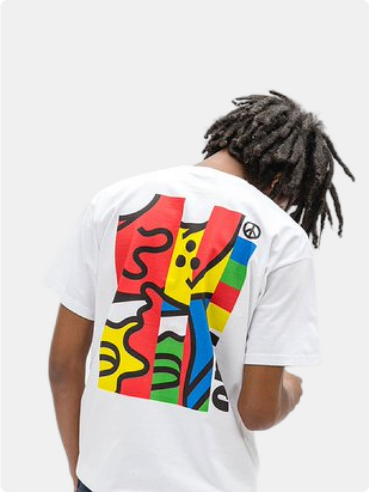 human faal-Classic Crewneck Printed T-Shirt
