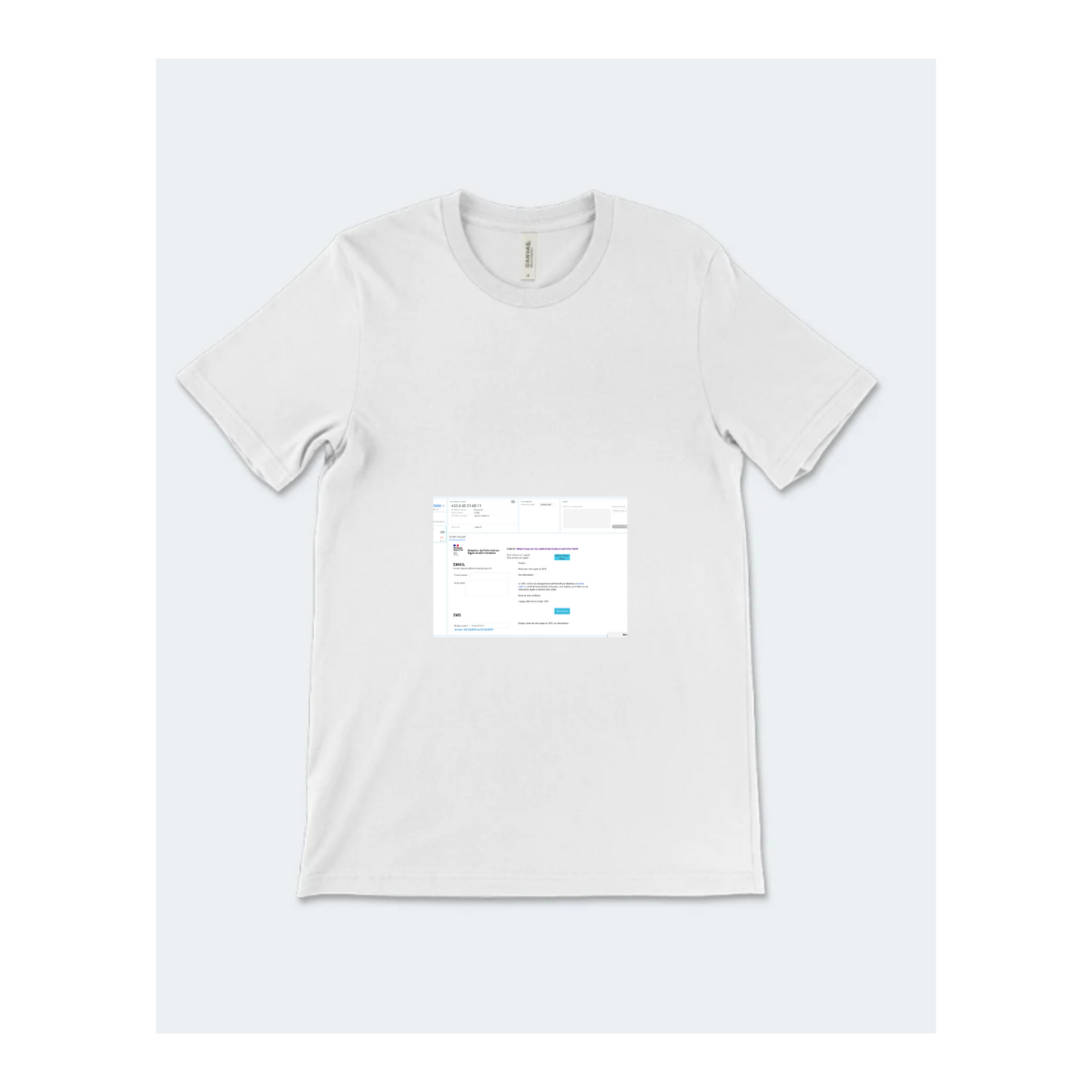 T shirt blanc