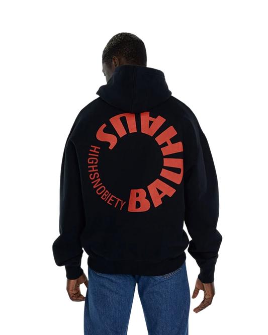 Sight Snoverty - printed frop shoulder hoodie